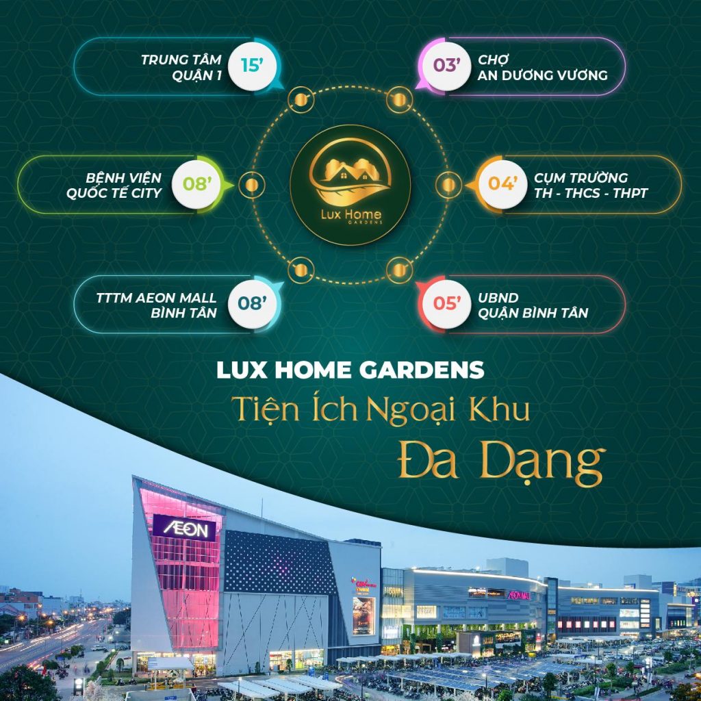 Tiện ích Lux Home Gardens Bình Tân