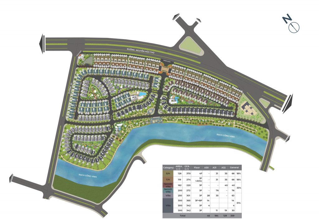 Mặt bằng điển hình Phase 1 GS Metro City Zeigeist Nhà Bè