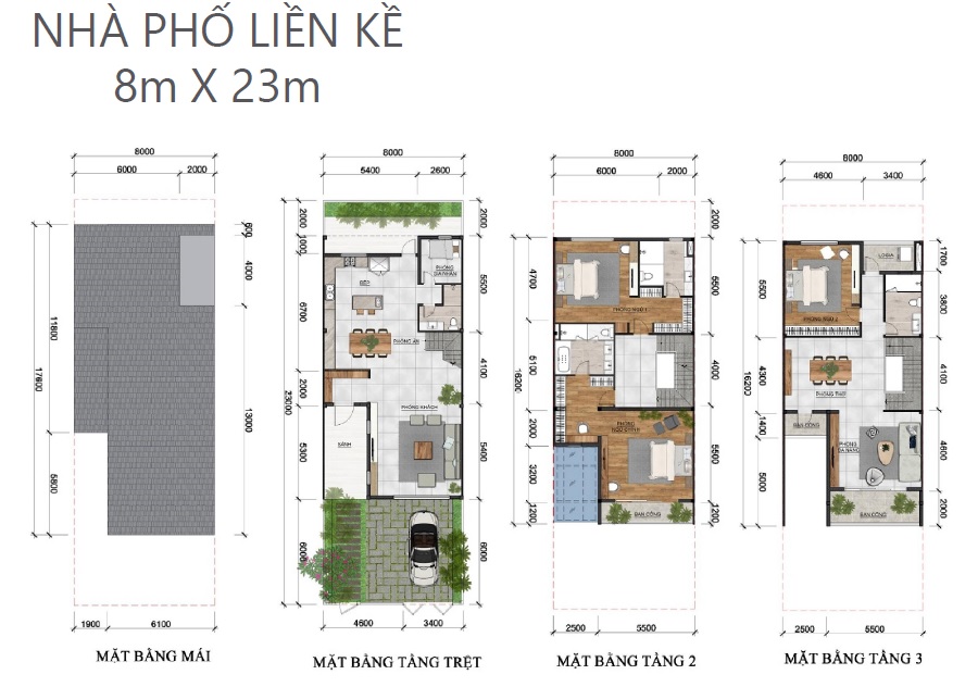 Nhà phố Palm Marina Novaland quận 9