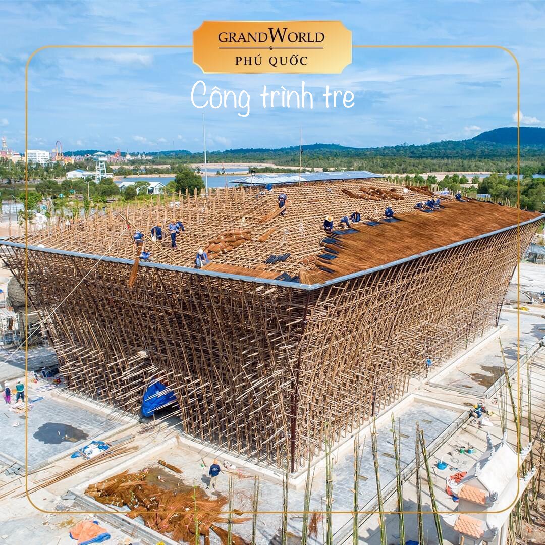 Tiến độ shop house Grand Wolrd Phú Quốc