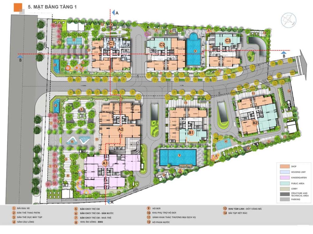 mặt bằng Biên Hòa Universe Complex