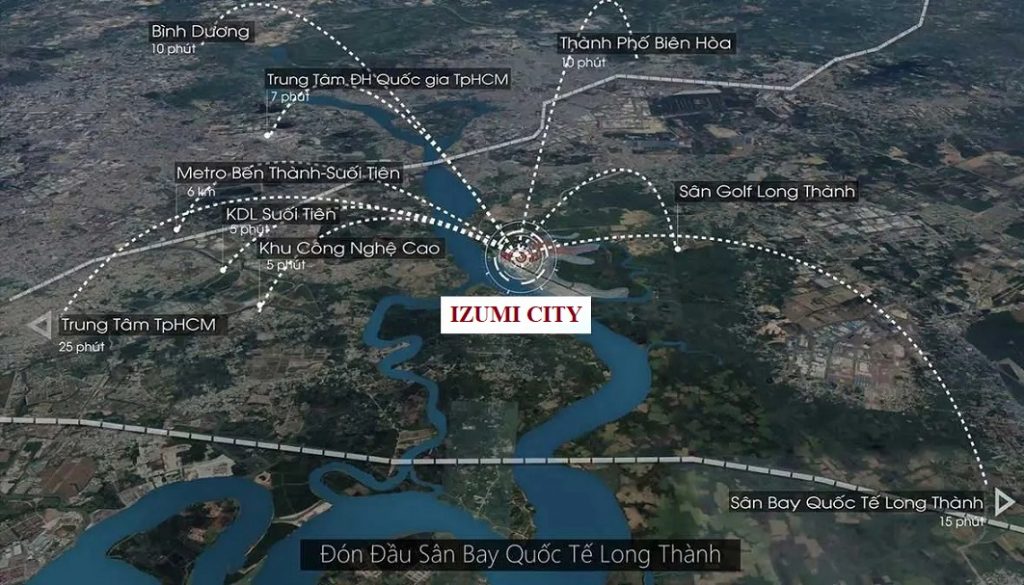 liên kết vùng của dự án Izumi City