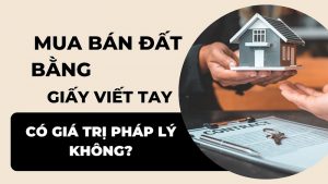 Hợp đồng đặt cọc viết tay được sử dụng nhiều