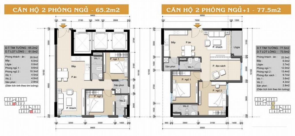 Mặt bằng căn hộ chung cư high intela quận 8
