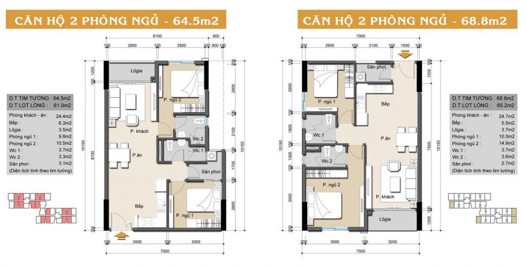 Mặt bằng căn hộ chung cư high intela quận 8