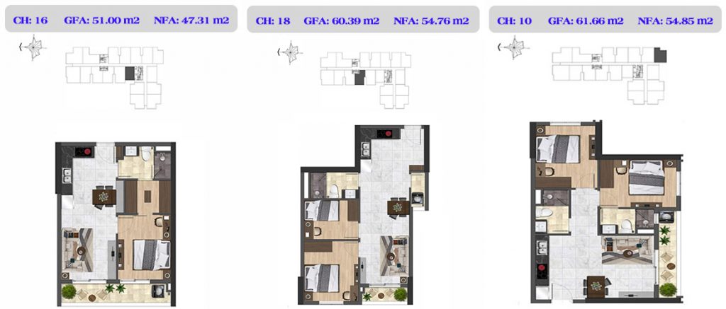 Thiết kế chung cư Saigon Asiana Nguyễn Văn Luông quận 6