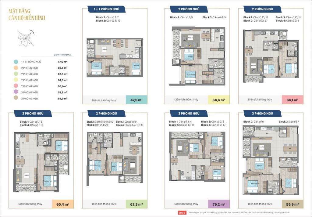 Thiết kế căn hộ chung cư Victoria Village quận 2