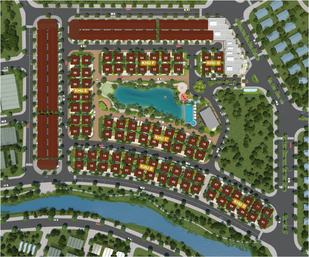 Mặt bằng dự án Camellia Garden Bình Chánh