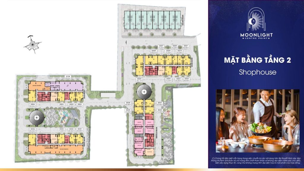 Mặt bằng điển hình Moonlight Centre Point Bình Tân