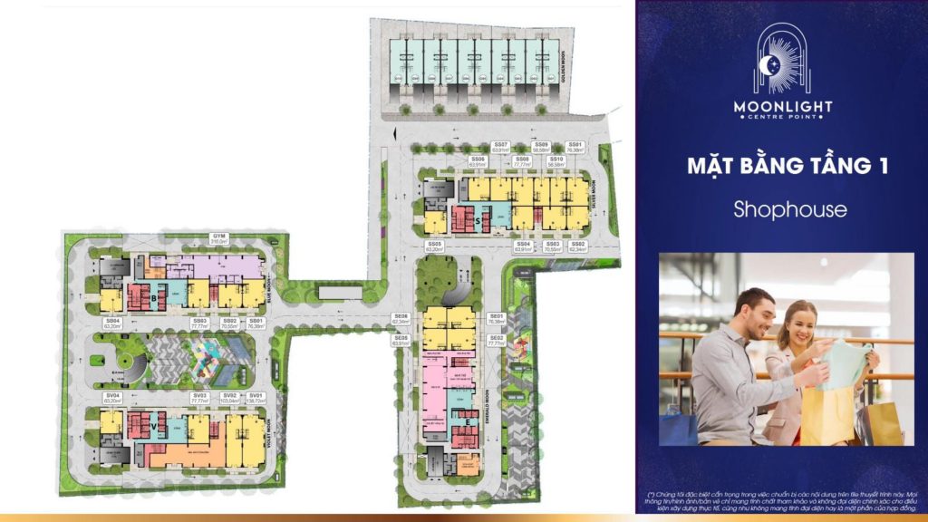 Mặt bằng điển hình Moonlight Centre Point Bình Tân