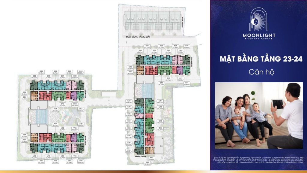 Thiết kế căn hộ Moonlight Centre Point - Saigon West Hưng Thịnh Land