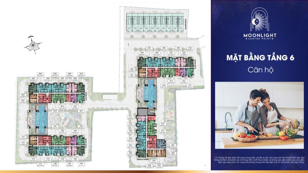 Thiết kế căn hộ Moonlight Centre Point - Saigon West Hưng Thịnh Land