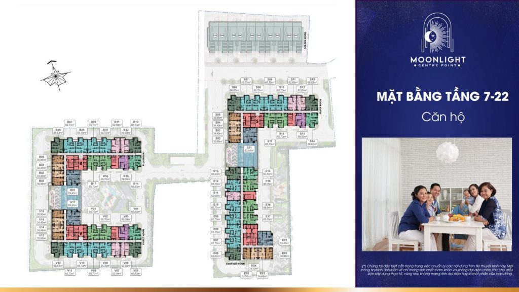 Thiết kế căn hộ Moonlight Centre Point - Saigon West Hưng Thịnh Land