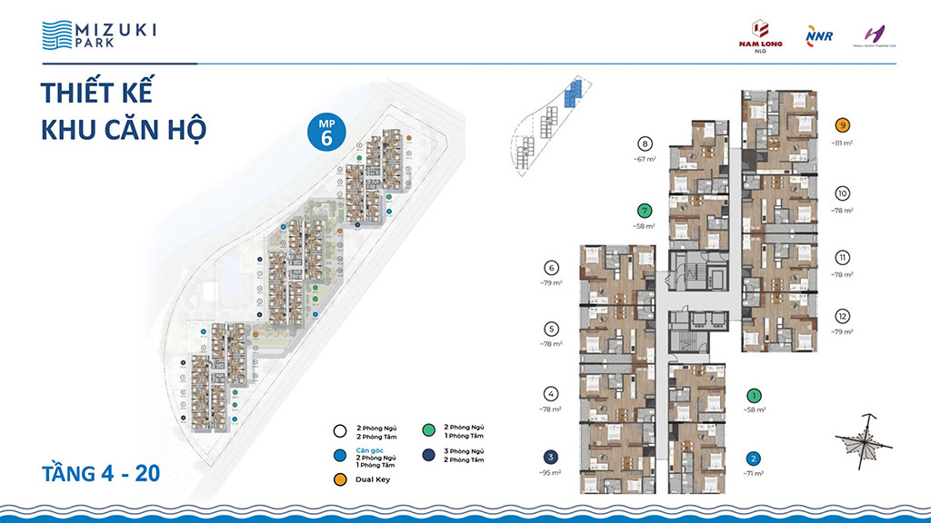 Thiết kế dự án chung cư Mizuki Park tháp 2 