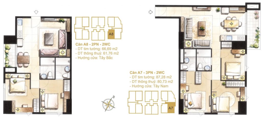 Thiết kế căn hộ Paris Hoàng Kim quận 2