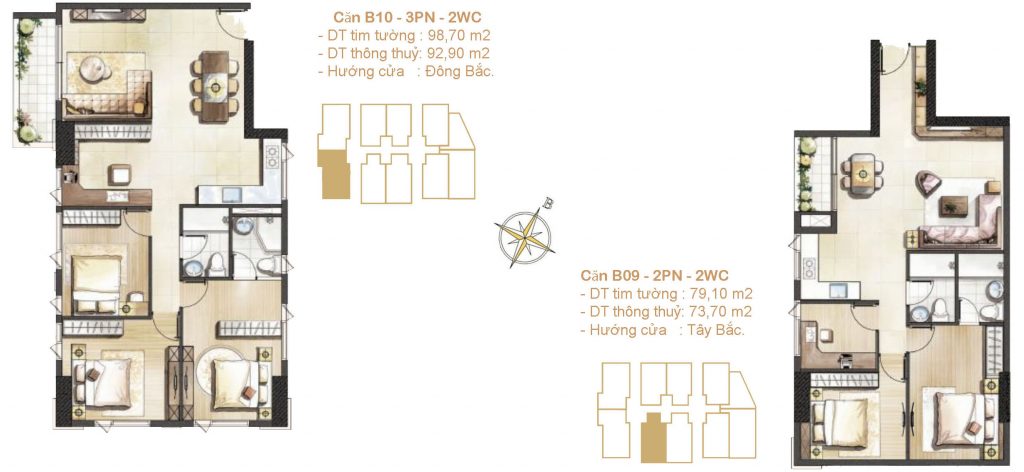 Thiết kế căn hộ Paris Hoàng Kim quận 2