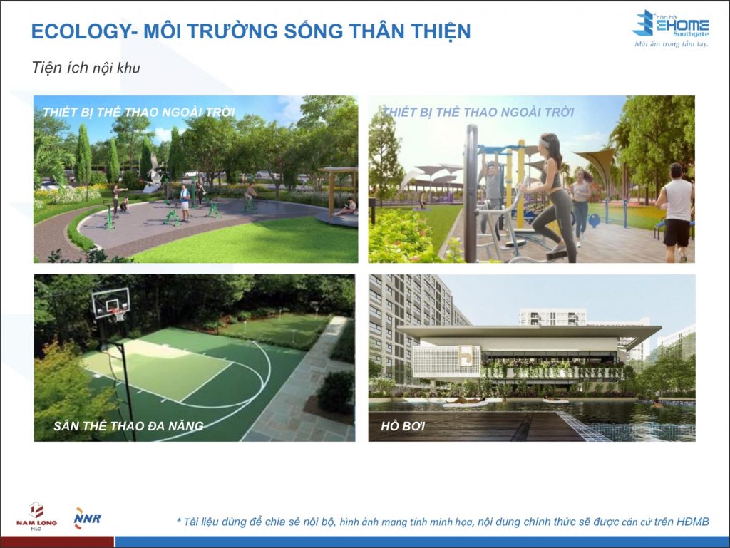 Tiện ích ehome southgate nam long long an