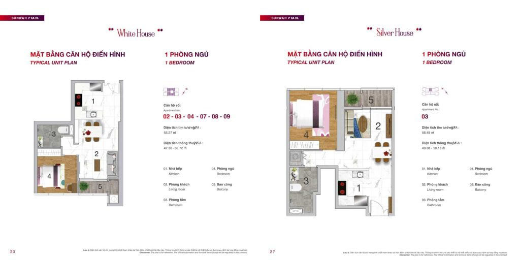 Thiết kế căn hộ Sunwah Pearl Bình Thạnh