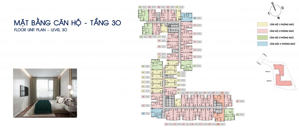 Mặt bằng điển hình chung cư Opal Skyline Bình Dương