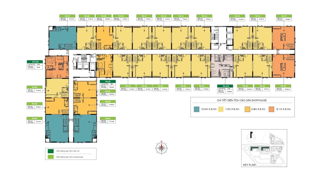 Mặt bằng Pi city quận 12