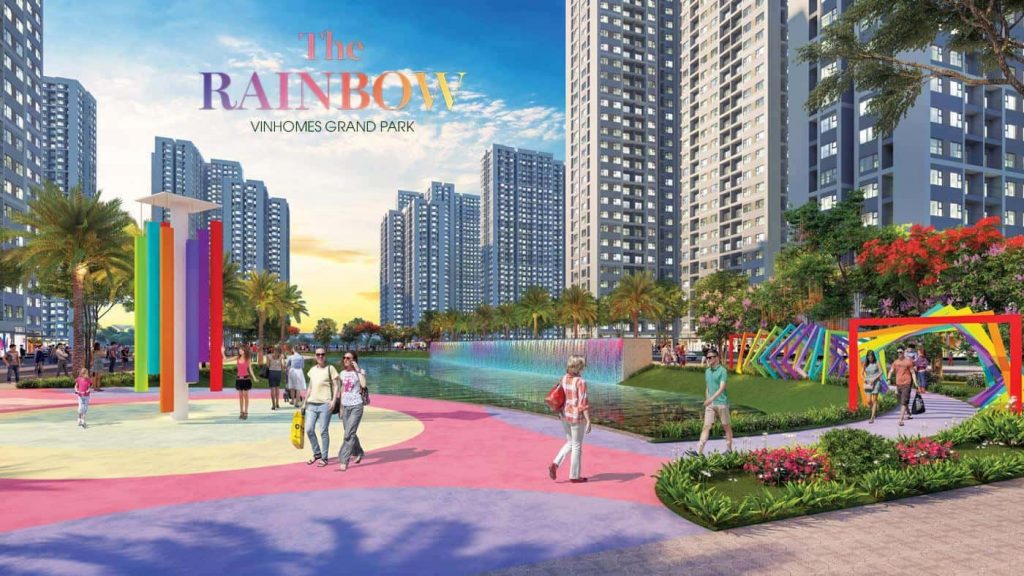 Giá bán phân khu The Rainbow Vinhomes Grand Park quận 9