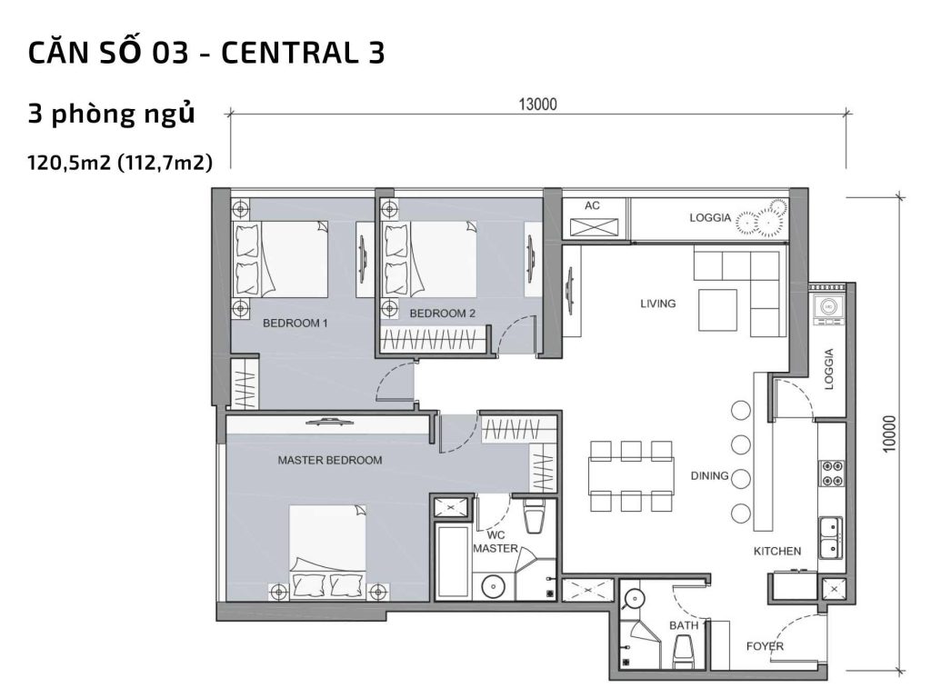 Thiết kế dự án căn hộ chung cư The Central Vinhomes Central Park Tân Cảng