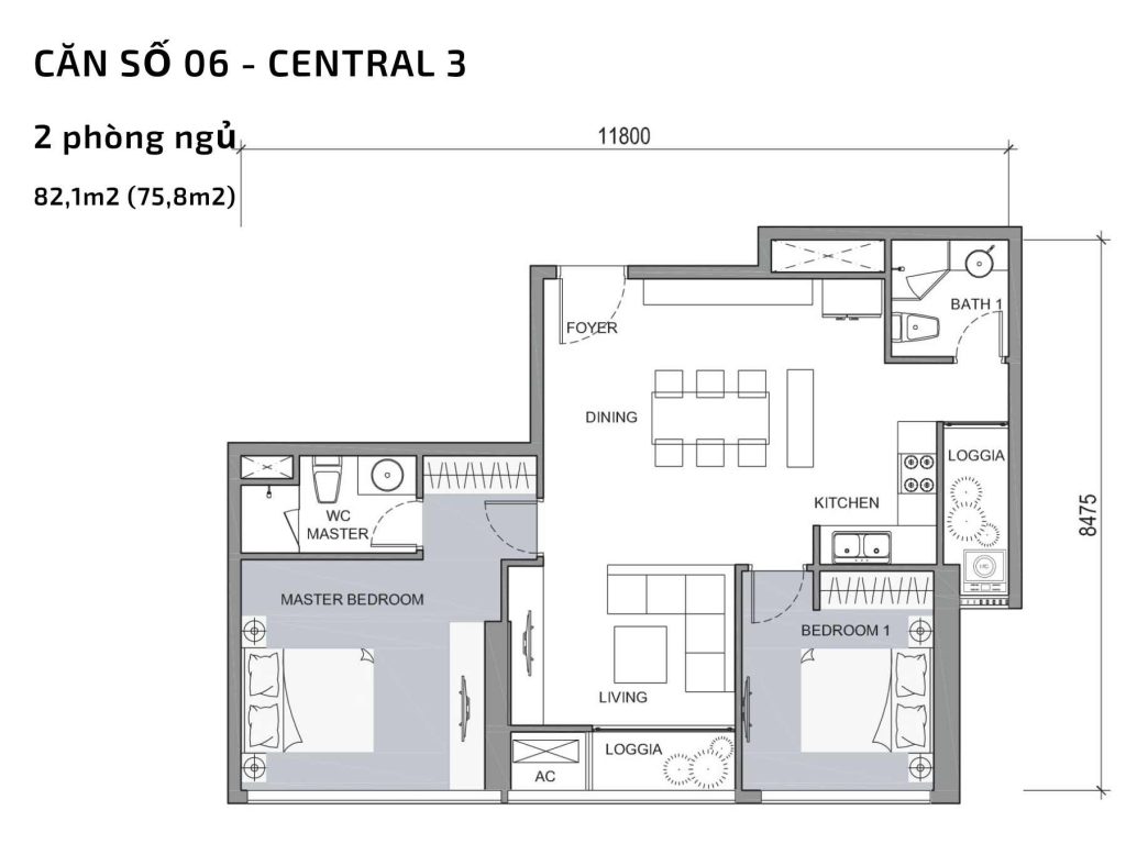Thiết kế dự án căn hộ chung cư The Central Vinhomes Central Park Tân Cảng