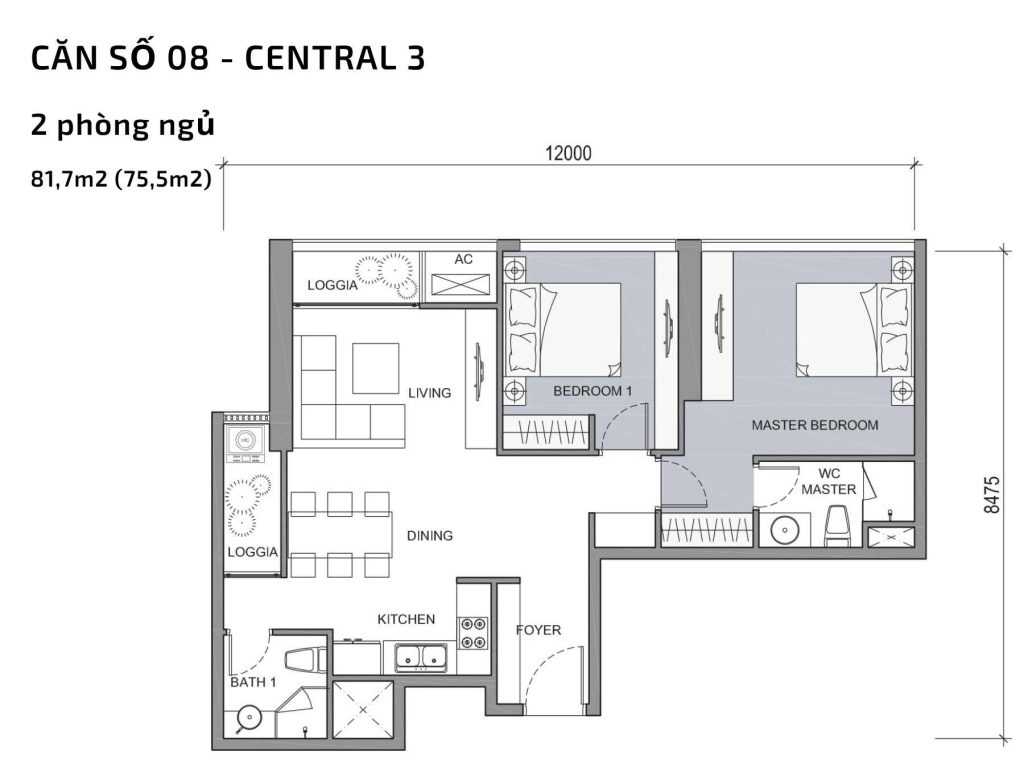 Thiết kế dự án căn hộ chung cư The Central Vinhomes Central Park Tân Cảng