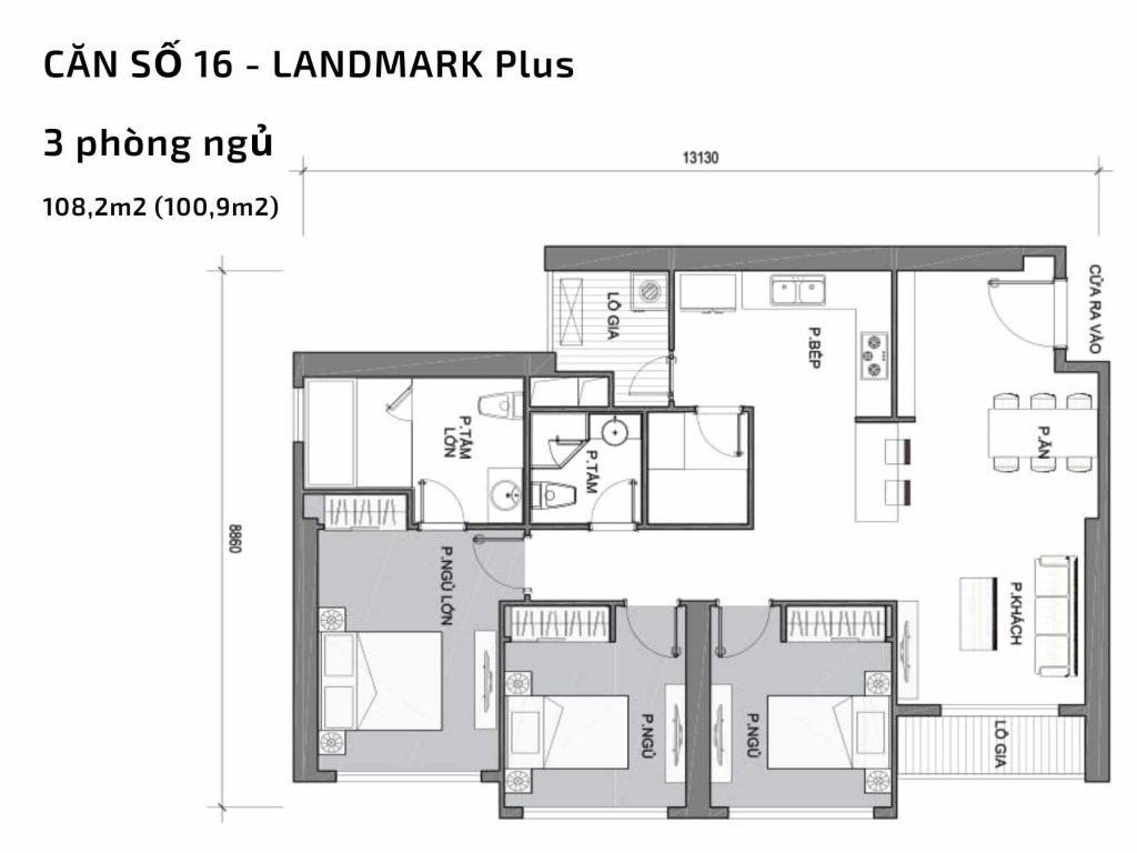 Thiết kế dự án căn hộ chung cư Vinhomes Central Park Tân Cảng