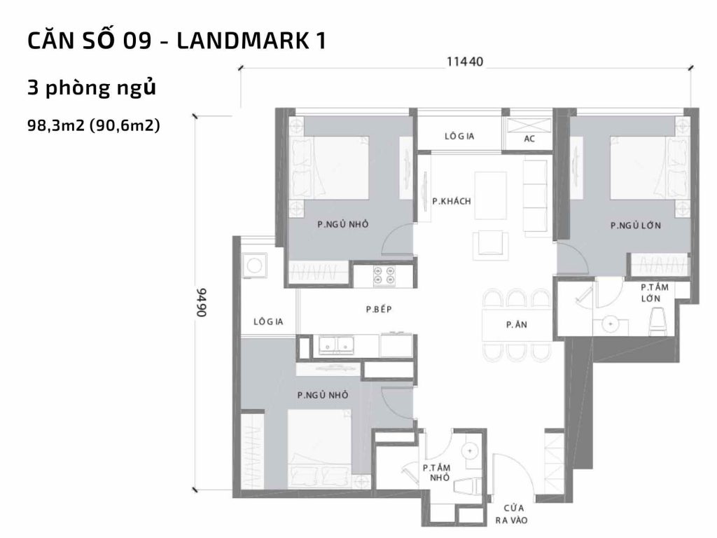 Thiết kế dự án căn hộ chung cư Vinhomes Central Park Tân Cảng