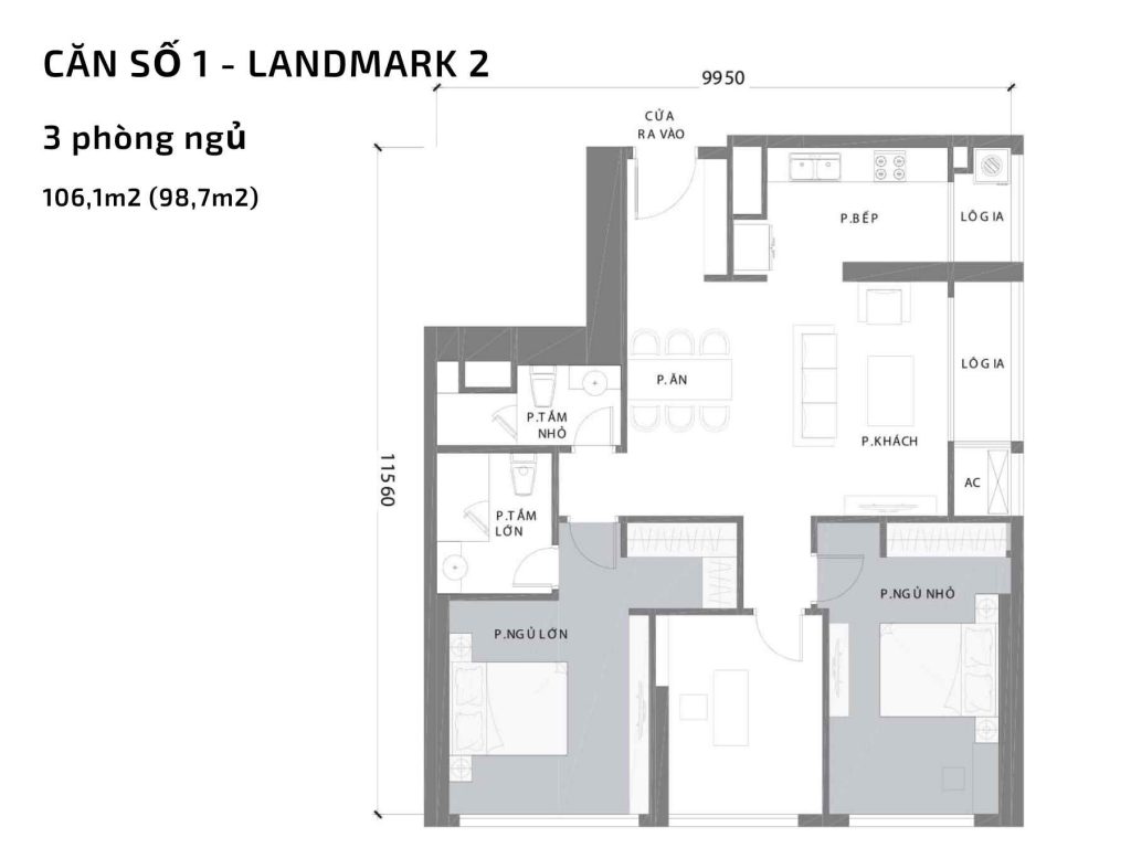 Thiết kế dự án căn hộ chung cư Vinhomes Central Park Tân Cảng