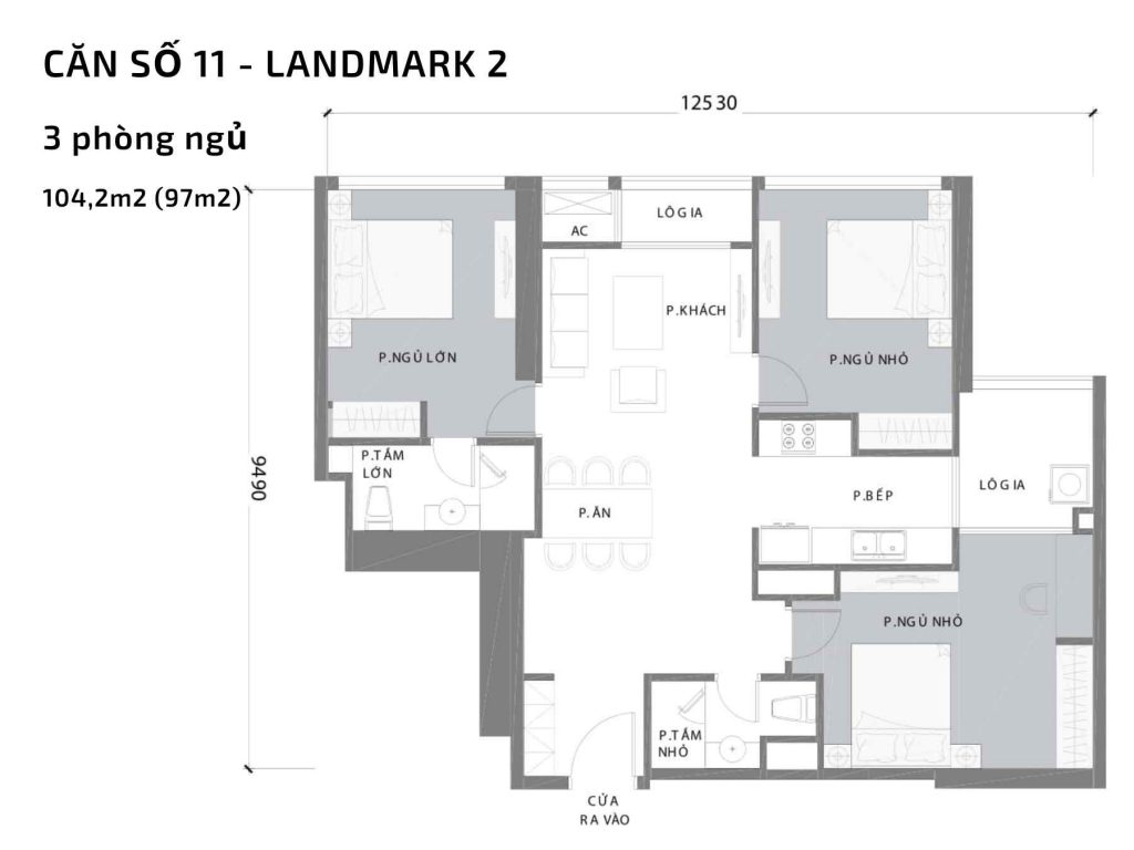 Thiết kế dự án căn hộ chung cư Vinhomes Central Park Tân Cảng