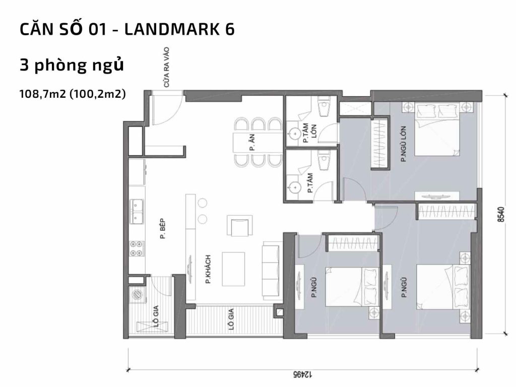 Thiết kế dự án căn hộ chung cư Vinhomes Central Park Tân Cảng
