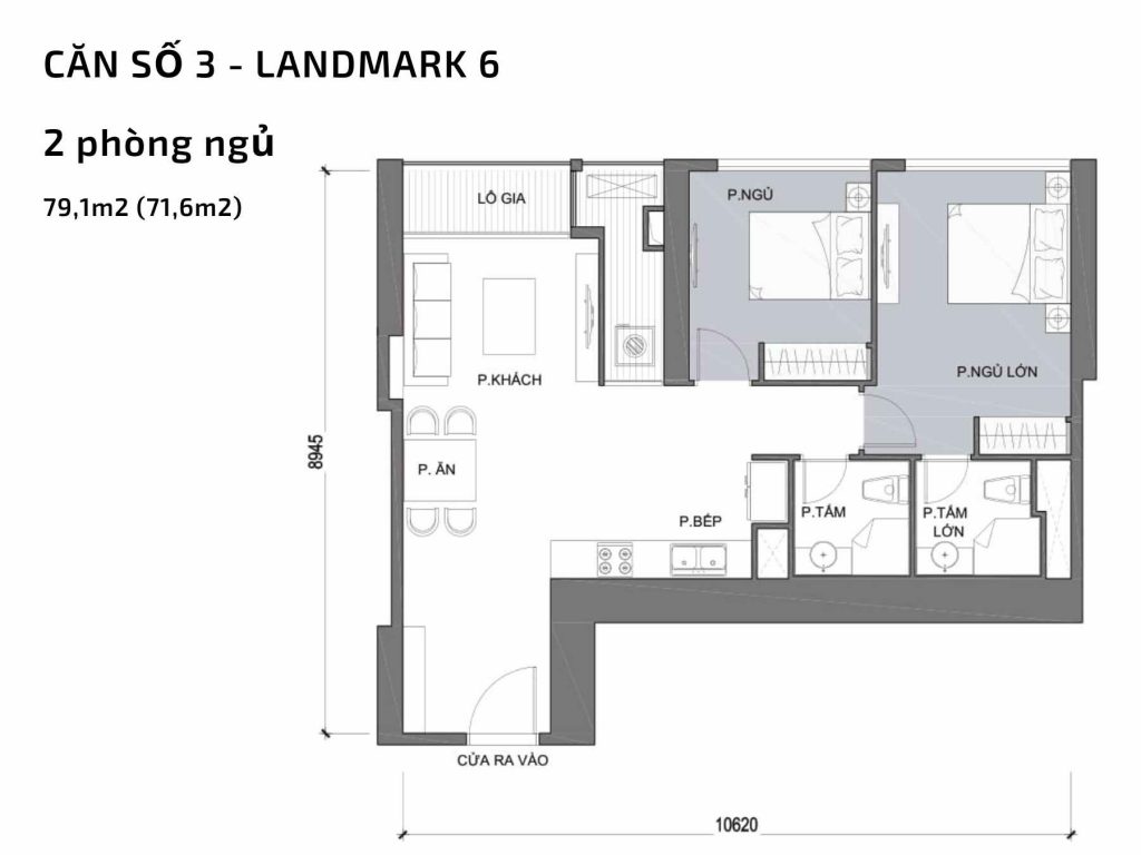 Thiết kế dự án căn hộ chung cư Vinhomes Central Park Tân Cảng