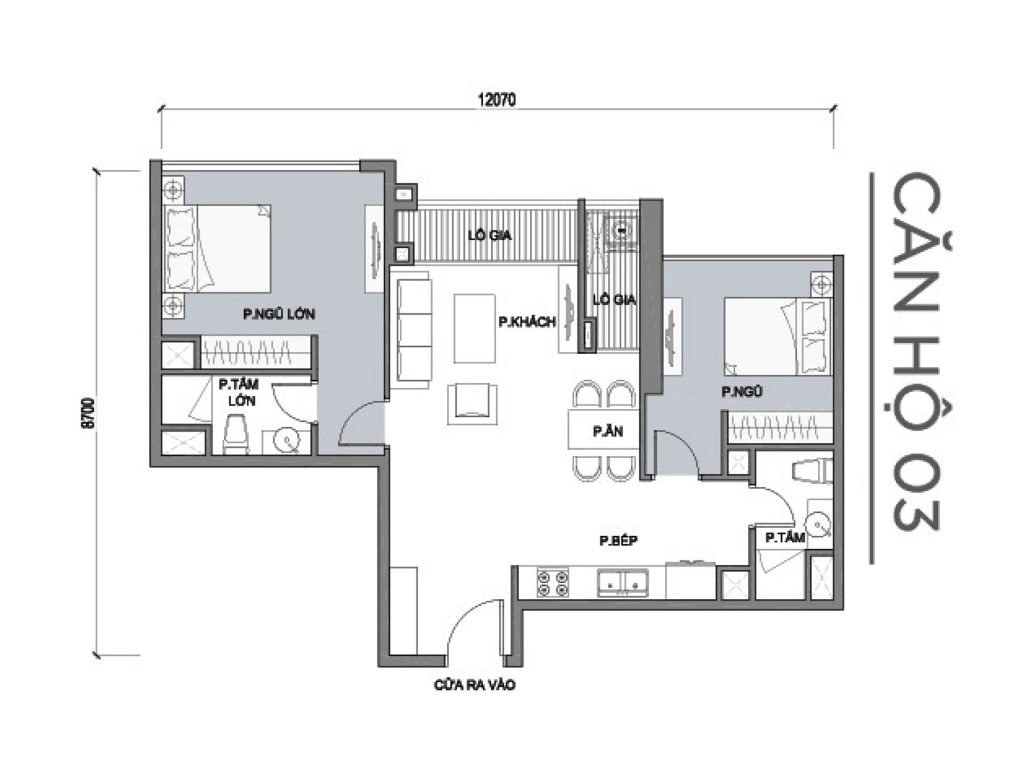 Thiết kế dự án căn hộ chung cư Vinhomes Central Park Tân Cảng