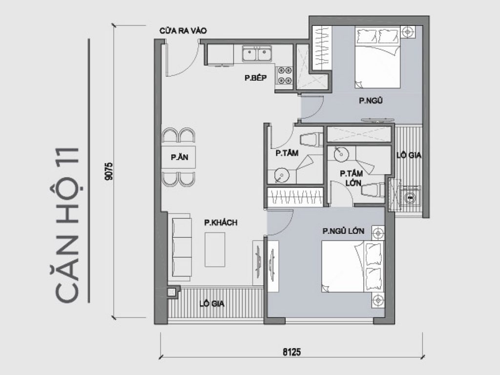 Thiết kế dự án căn hộ chung cư Vinhomes Central Park Tân Cảng
