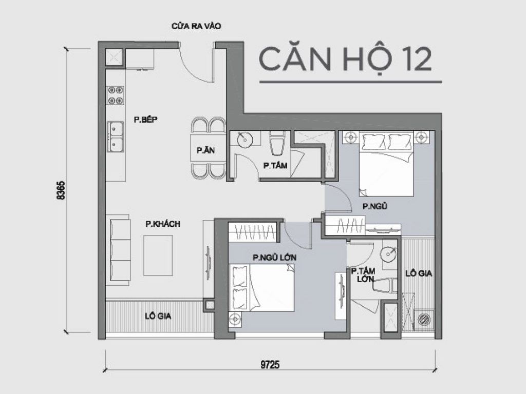 Thiết kế dự án căn hộ chung cư Vinhomes Central Park Tân Cảng