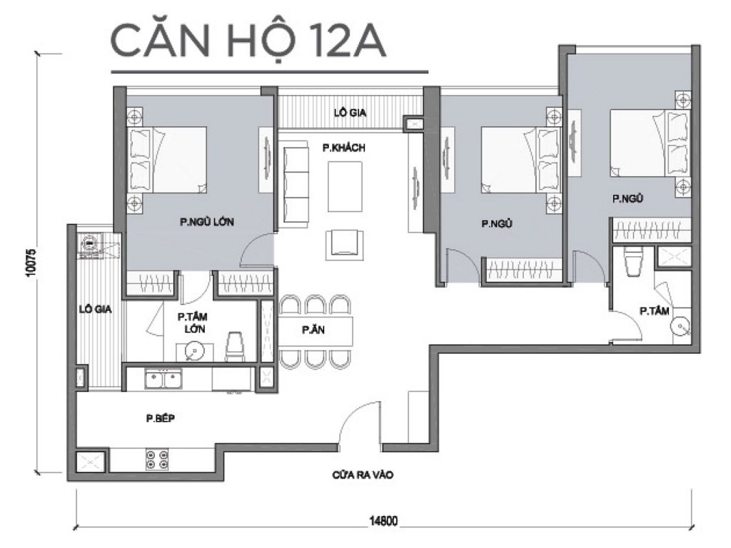Thiết kế dự án căn hộ chung cư Vinhomes Central Park Tân Cảng