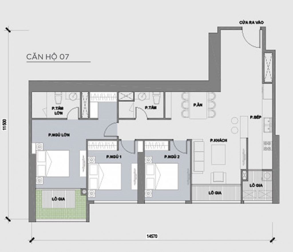 Thiết kế dự án căn hộ chung cư Vinhomes Central Park Tân Cảng