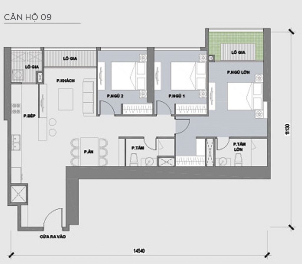 Thiết kế dự án căn hộ chung cư Vinhomes Central Park Tân Cảng
