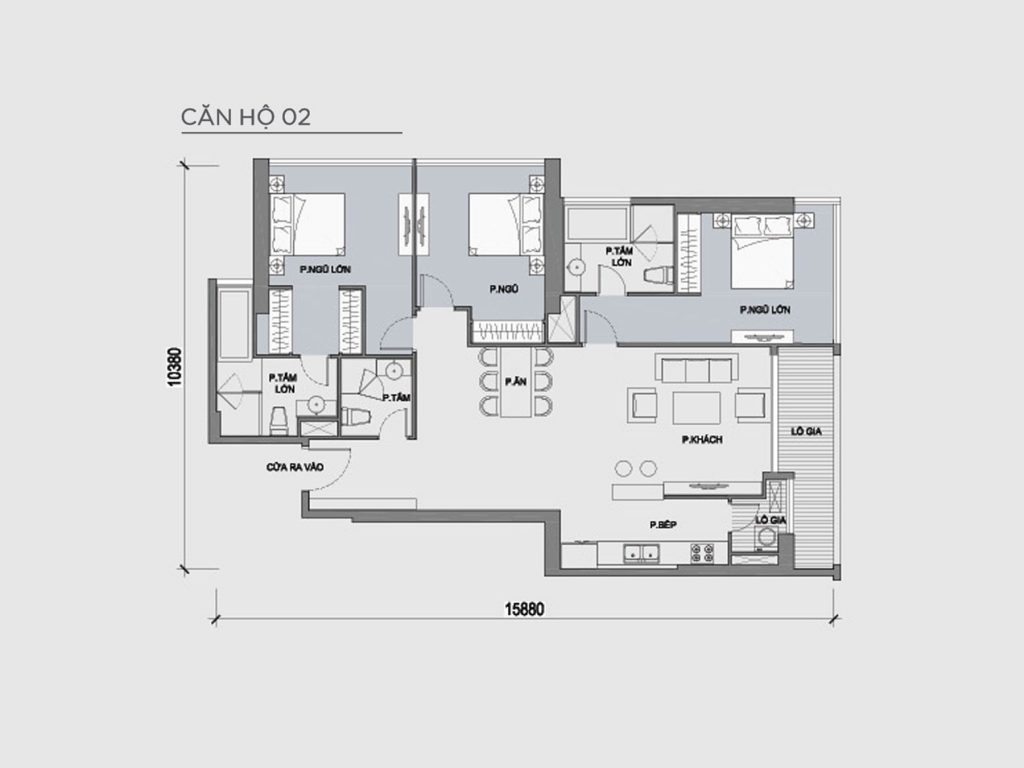 Thiết kế dự án căn hộ chung cư Vinhomes Central Park Tân Cảng