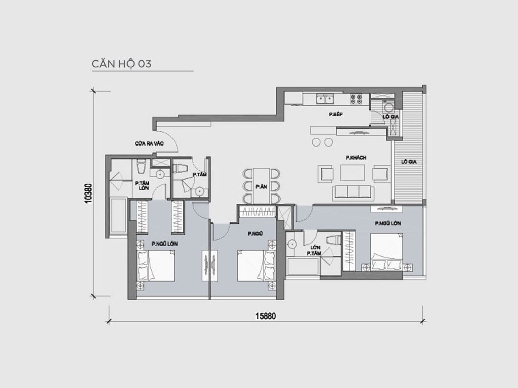 Thiết kế dự án căn hộ chung cư Vinhomes Central Park Tân Cảng