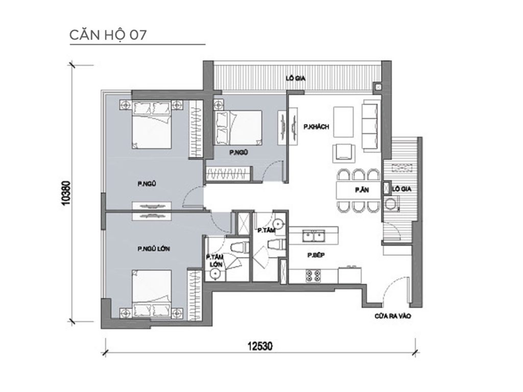 Thiết kế dự án căn hộ chung cư Vinhomes Central Park Tân Cảng