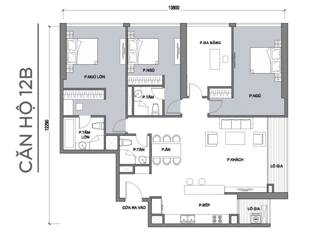 Thiết kế dự án căn hộ chung cư Vinhomes Central Park Tân Cảng