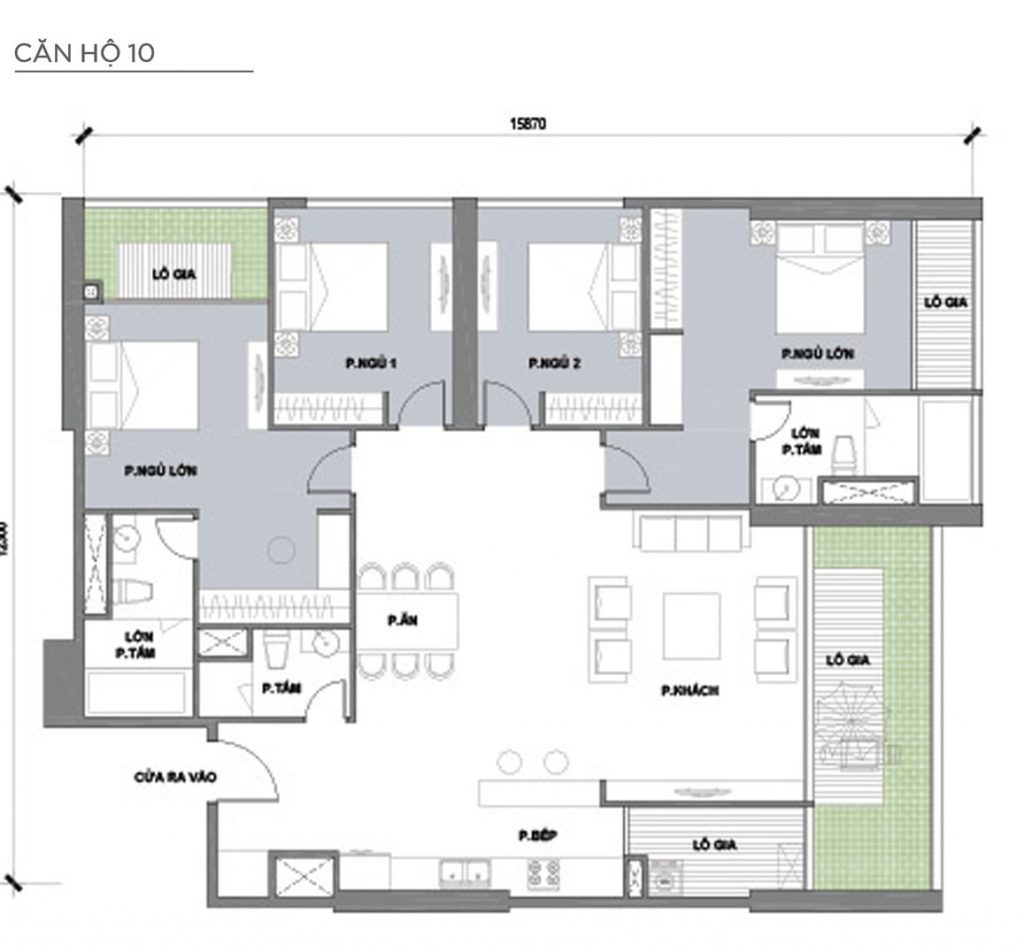 Thiết kế dự án căn hộ chung cư Vinhomes Central Park Tân Cảng
