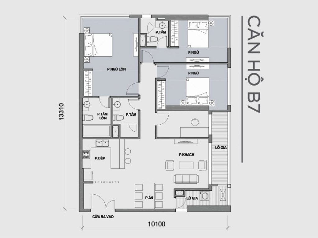 Thiết kế dự án căn hộ chung cư Vinhomes Central Park Tân Cảng