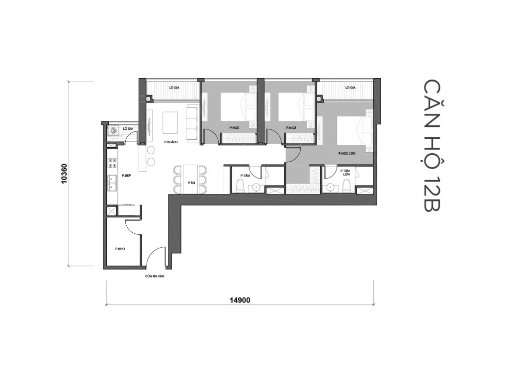 Thiết kế dự án căn hộ chung cư Vinhomes Central Park Tân Cảng