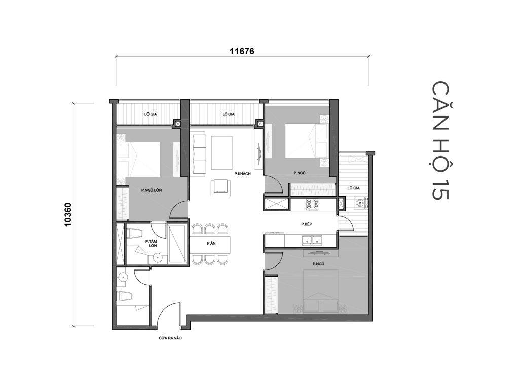 Thiết kế dự án căn hộ chung cư Vinhomes Central Park Tân Cảng