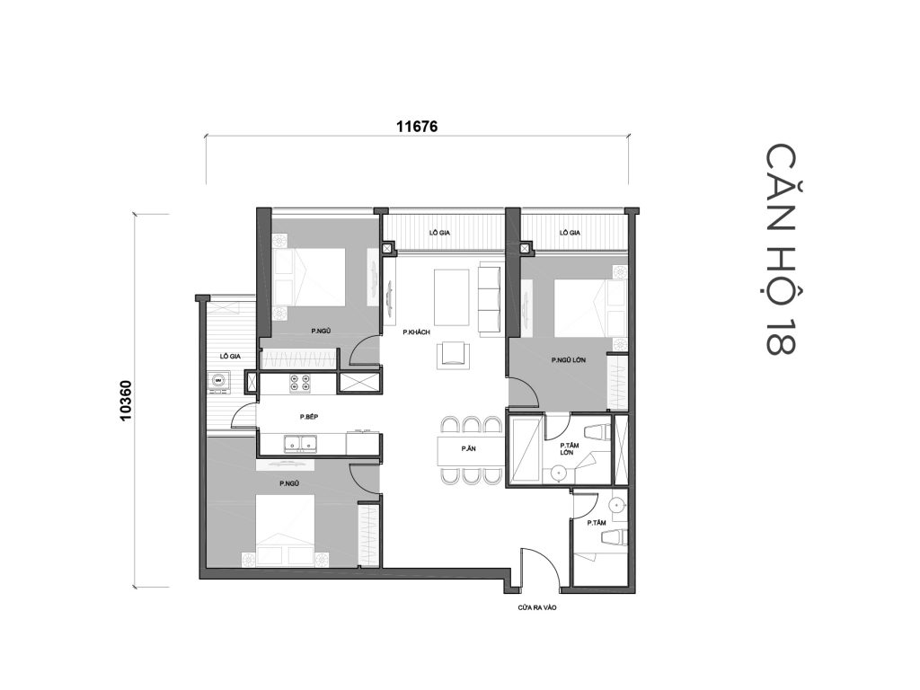 Thiết kế dự án căn hộ chung cư Vinhomes Central Park Tân Cảng