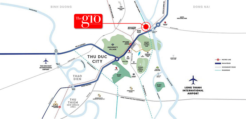 Vị Trí The Gió Riverside